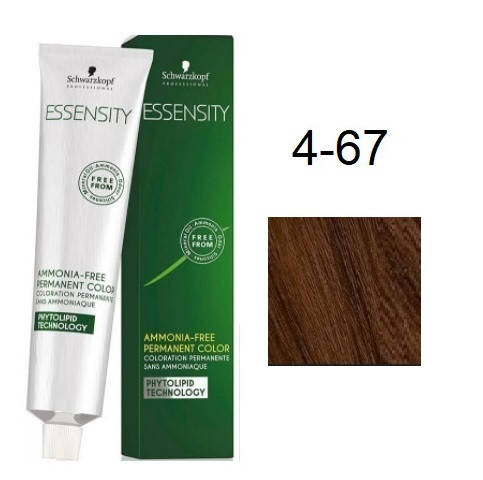 

Краска для волос Schwarzkopf Essensity безаммиачная 4-67 Дуб Средне-Коричневый Шоколадный Медный 60 мл