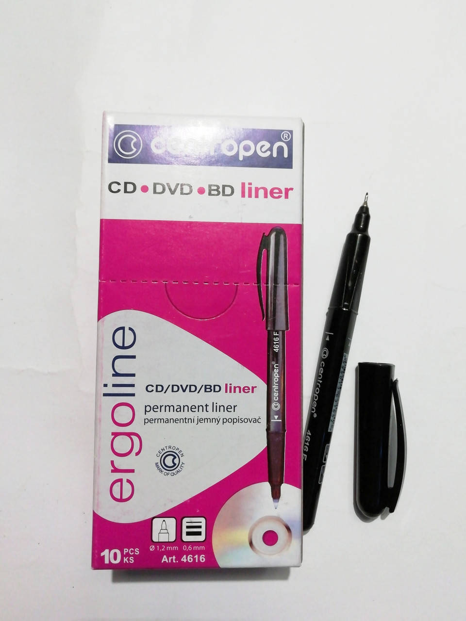 

Маркер CENTROPEN CD, DVD, 4616 , чёрный, Черный
