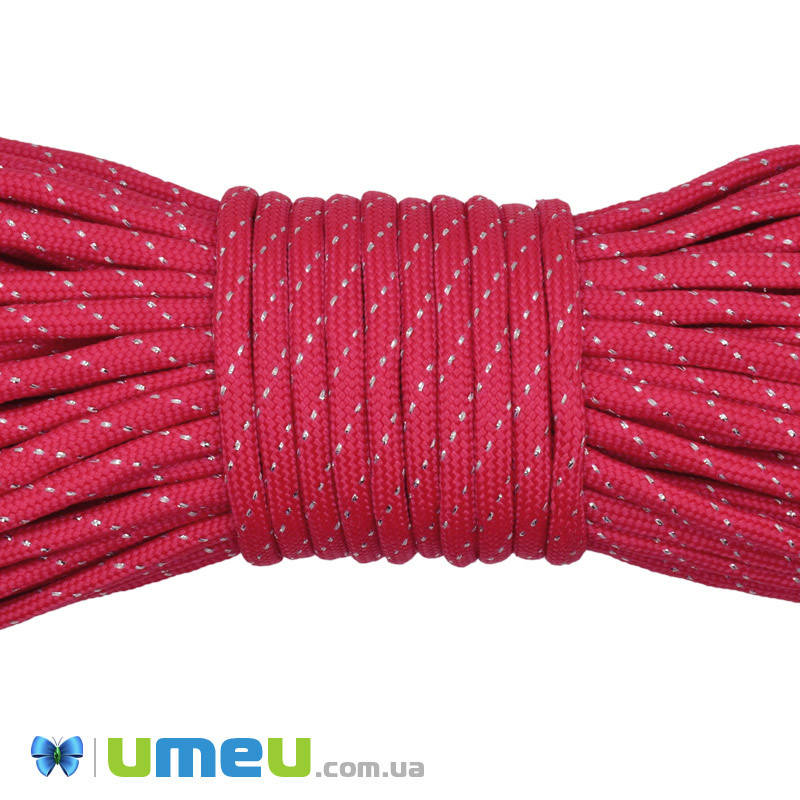 

Шнур паракорд семижильный меланж 4 мм, Красно-малиновый, 1 м (LEN-040203)
