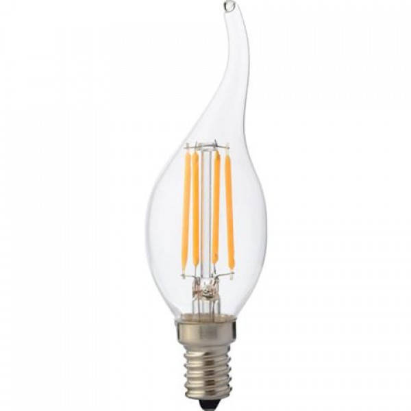 

Лампа светодиодная "Filament flame - 4" 4W свеча на ветру Е14 4200К, 2700К