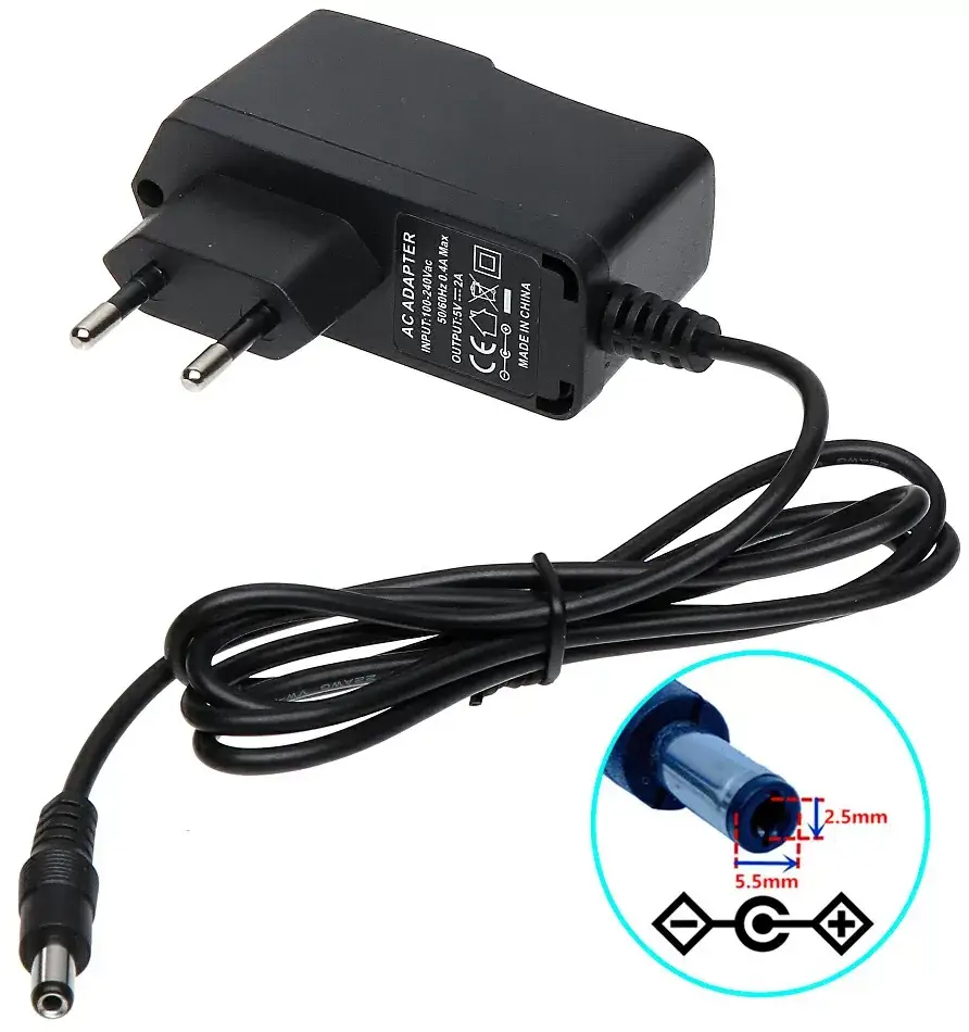 

Блок питания для ТВ приставки на 5 Вольт и 2 Ампера (TV BOX X96, H96, HK1)