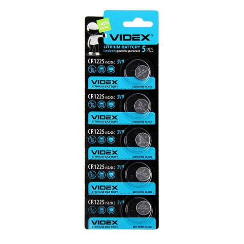 

Батарейка Videx CR1225 3V Цена за блистер DL1225