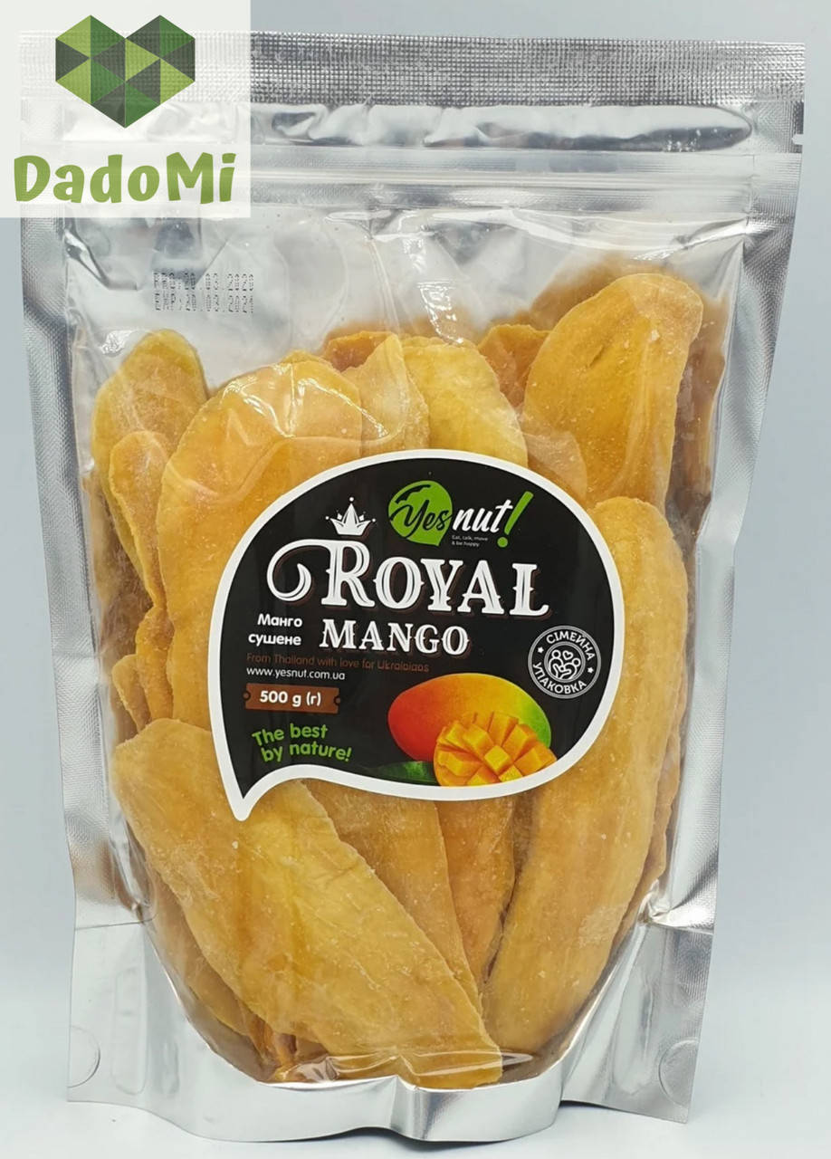 

Манго натуральное сушеное (без сахара) Royal 500г
