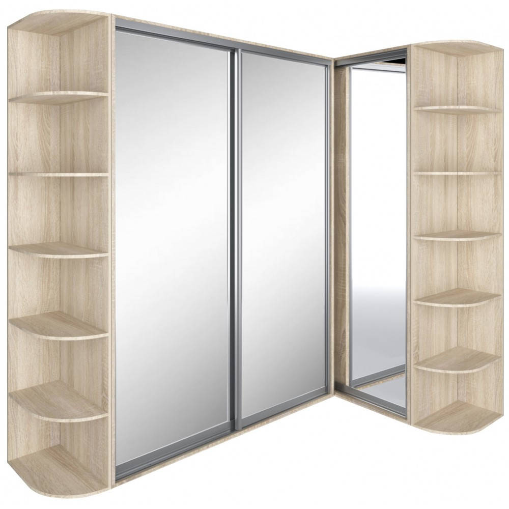 

Шкаф купе угловой (180х60х240 / 120х60х240) Феникс