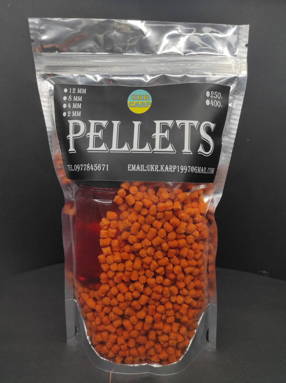 

Пеллетс прикормочный 4 мм 250 г + Ликвид 50 мл Тигровый орех