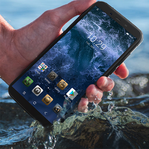 

Blackview BV5500 Plus 3/32Gb 4400mAh IP69 NFC 4G китайский телефон захисний, Черный