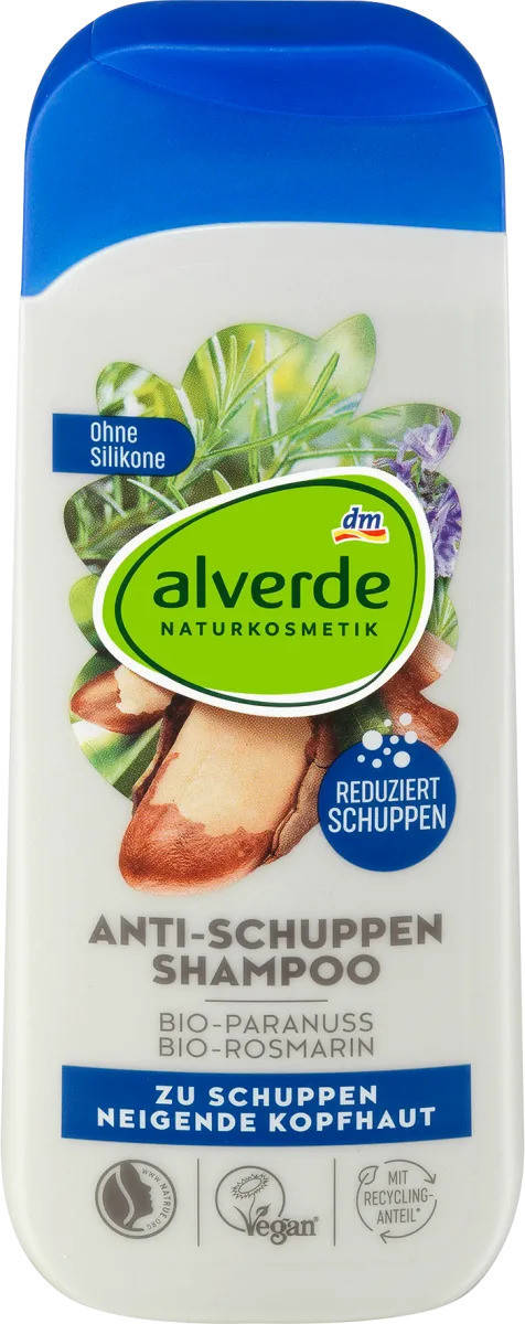 

Шампунь против перхоти alverde, 200 мл (Германия)