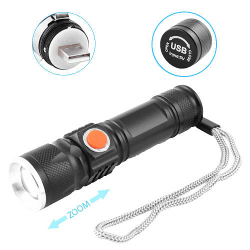 

Фонарь BL-515 Cree usb