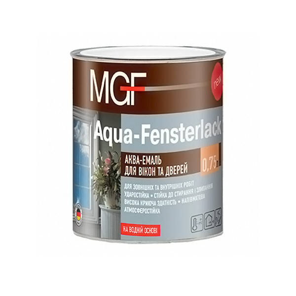 

Аква-эмаль для окон и дверей MGF Aqua-Fensterlack 0,75