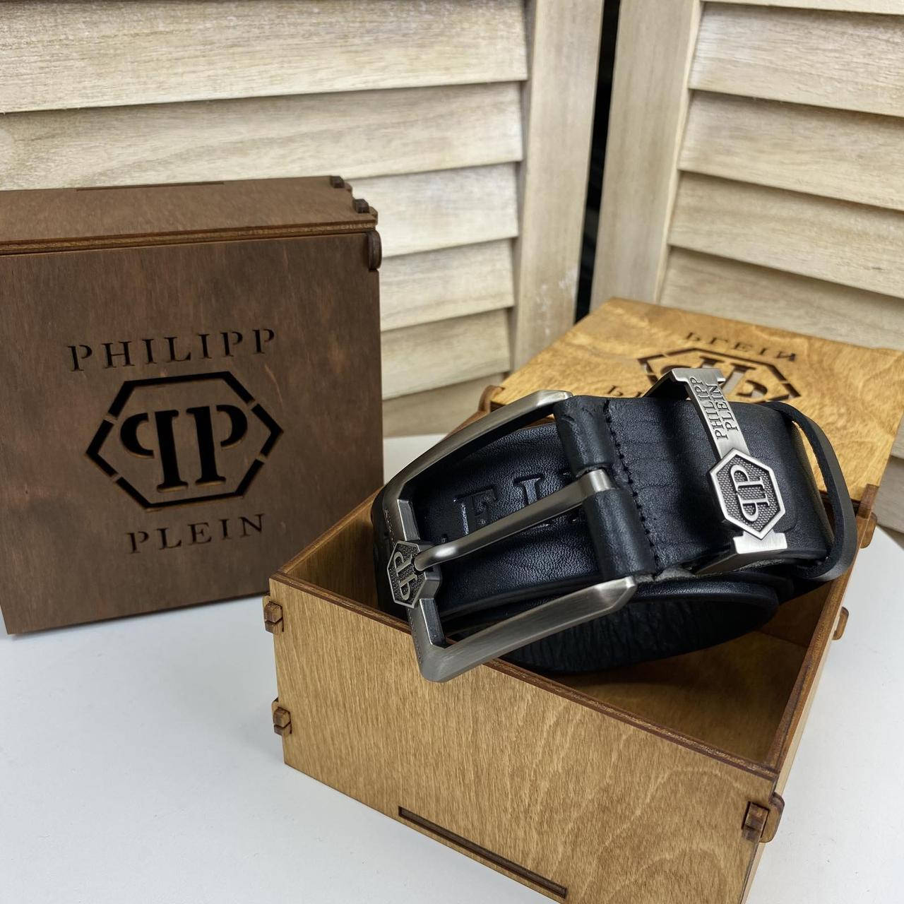 

Модный мужской ремень из натуральной кожи в стиле Philipp Plein, поясной ремень черный