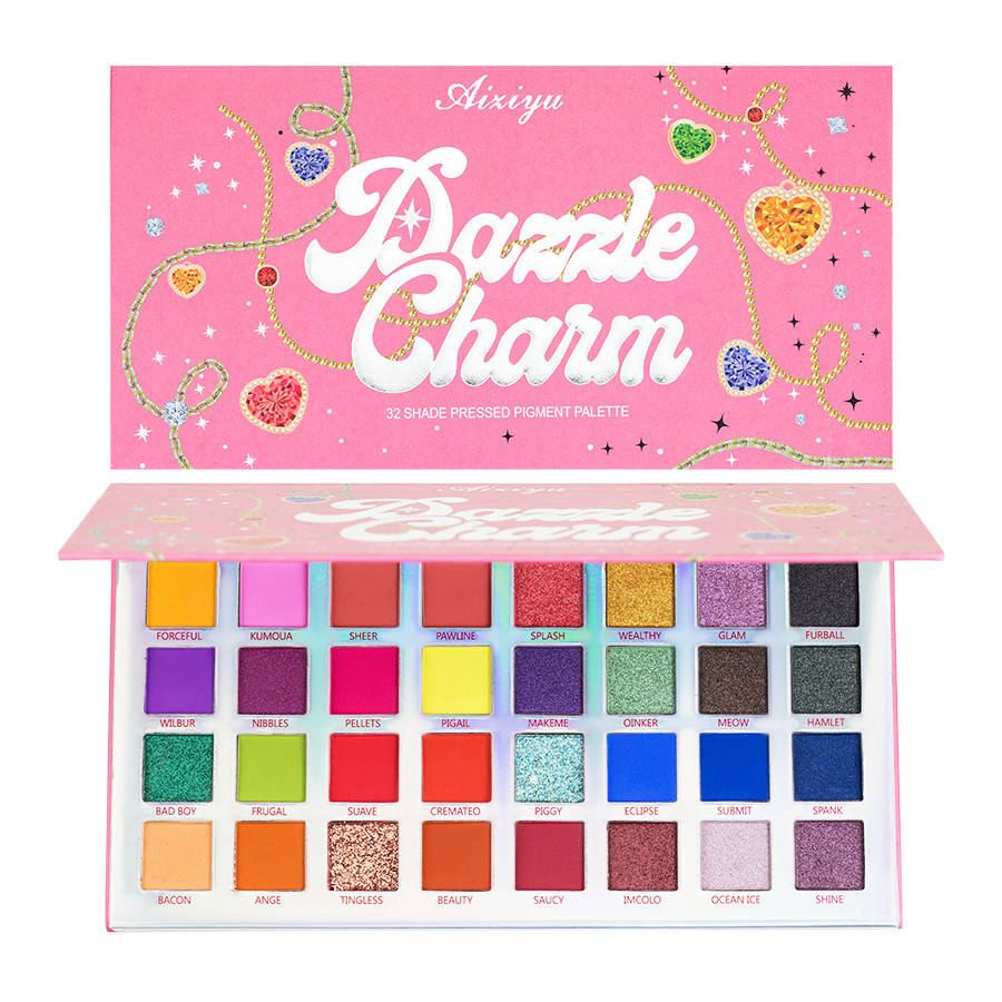 

Палетка теней для век Pazzle charm (32 оттенка)