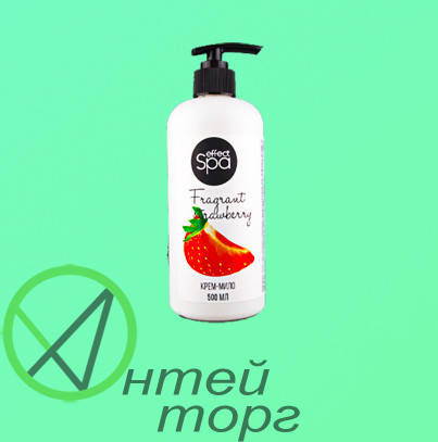 

Рідке крем-мило "Effect Spa" Полуниця, з дозатором 500мл