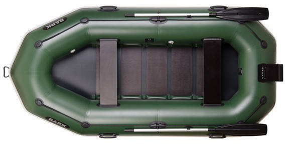 

Лодка BARK B-300NP, Трёхместная Надувная Гребная ПВХ Барк 300НП Реечный настил Навесной транец Привальный брус