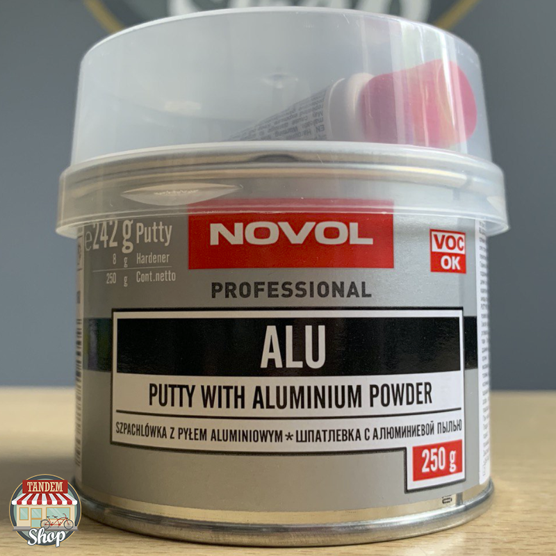 

Шпатлевка с алюминиевым наполнителем Novol ALU, 250 г