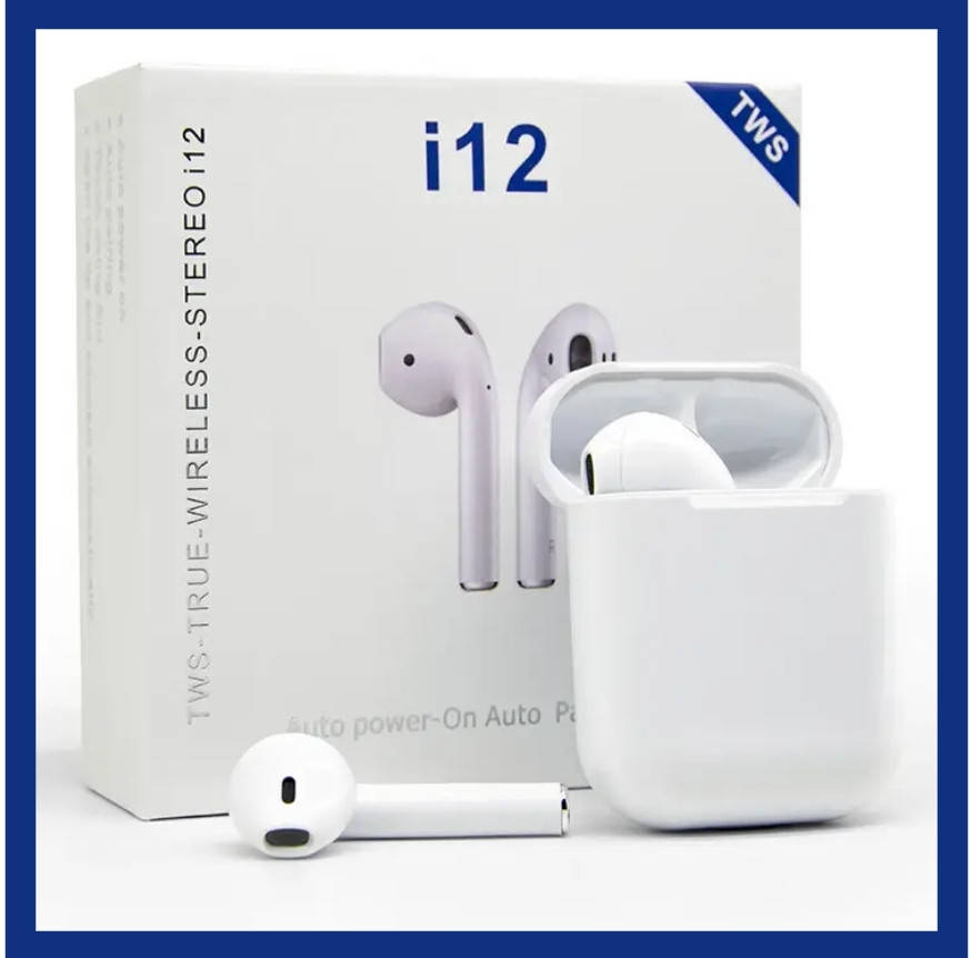 

Беспроводные Bluetooth наушники TWS i12 AirPods блютуз наушники. Беспроводные блютус гарнитура для телефона