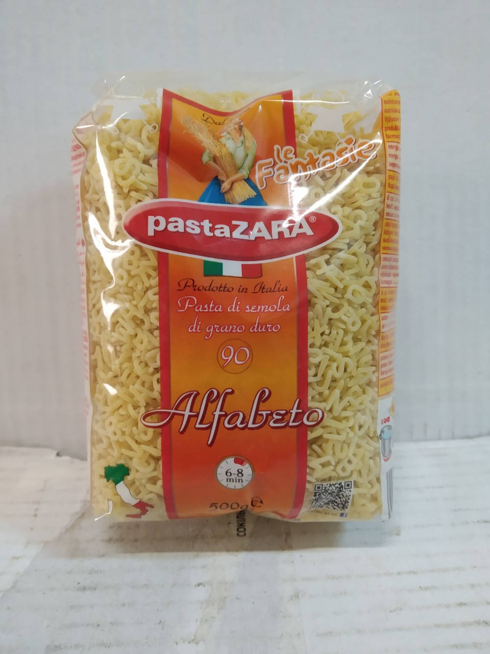 

Макароны Pasta Zara 500г. Alfabeto №90 Алфавит