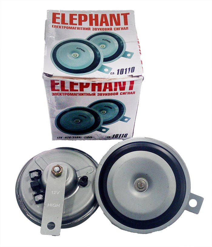 

Автомобильный сигнал "дисковый" СА-10110/Еlephant/12V/Ø110mm