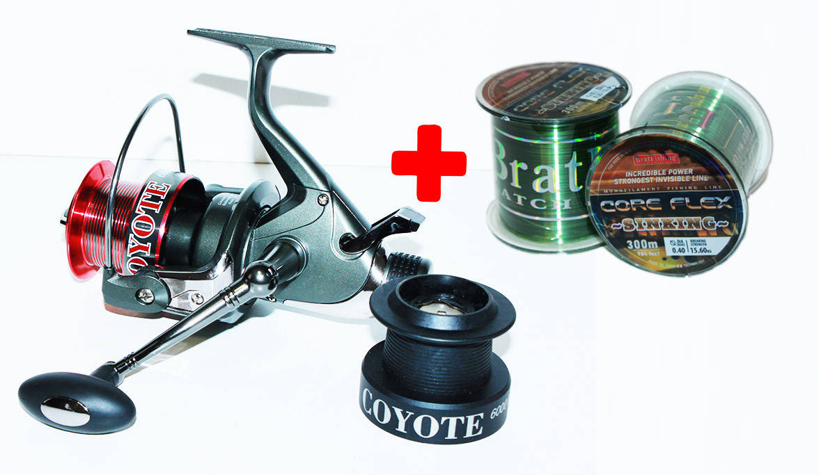 

Катушка BratFishing COYOTE RD  (с бейтраннером) Акция