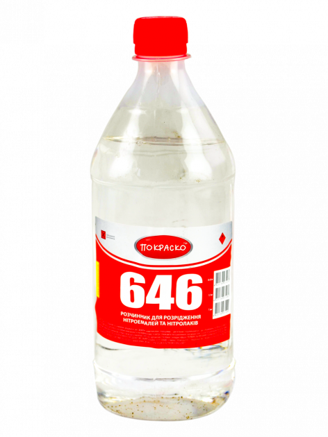 

Растворитель 646 1л/0,65кг ПОКРАСКО