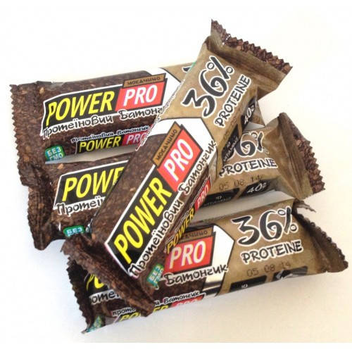 

Протеиновый батончик Power Pro мокачино 36% 60г. x 20 шт/блок