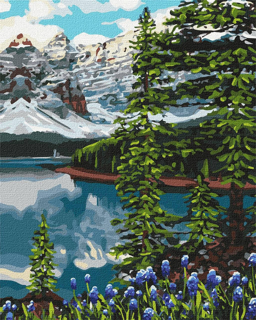 

Картина по номерам горный пейзаж Идейка 40*50,,Единение мечты", Набор для росписи по номерам КНО2748