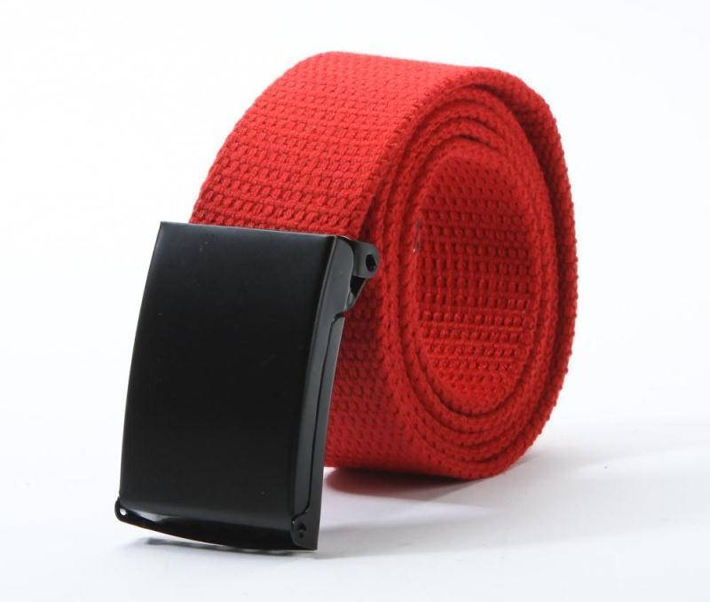 

Ремень тканевый красный