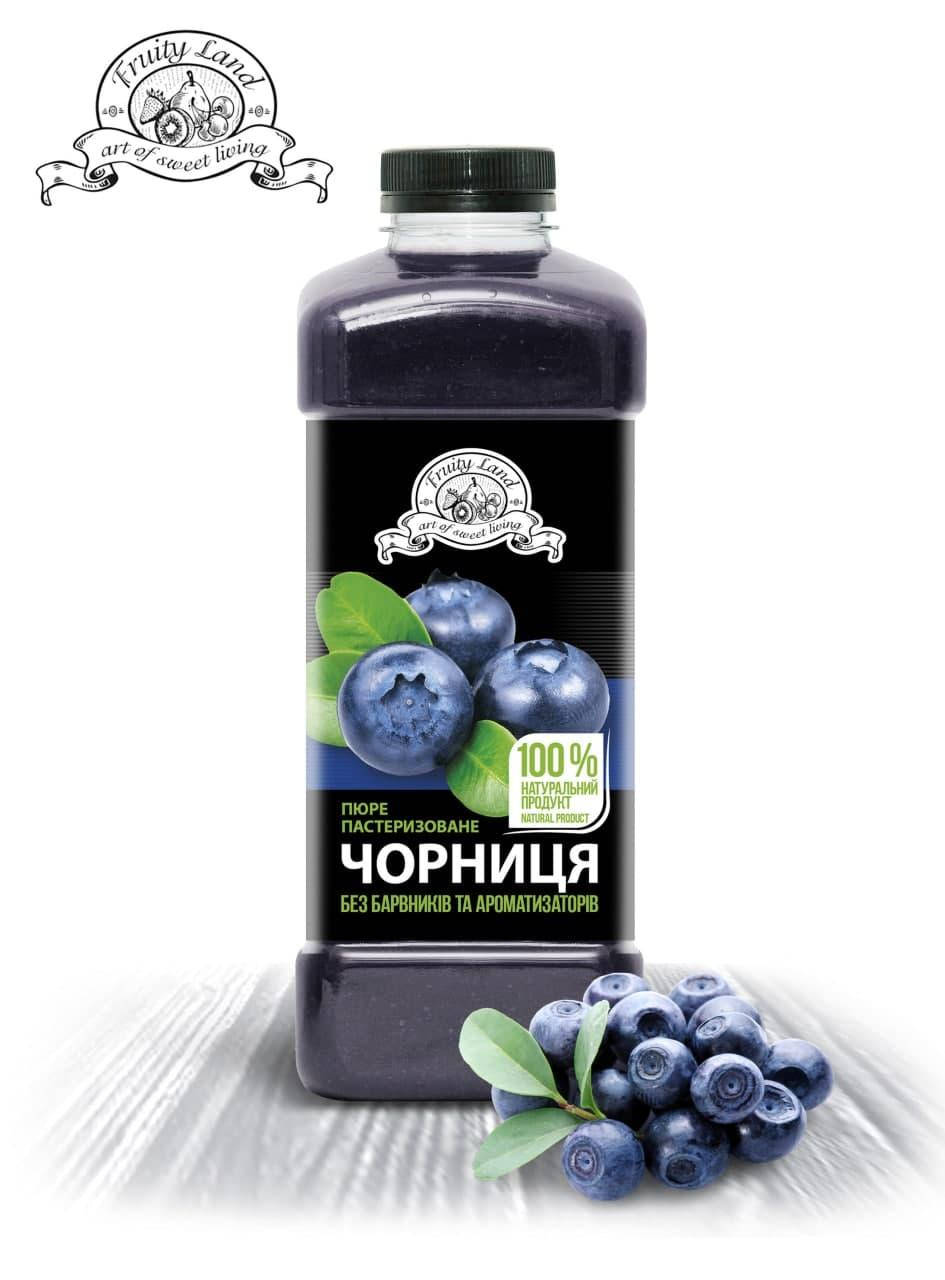 

Черника пюре Fruity Land пастеризованное,1кг