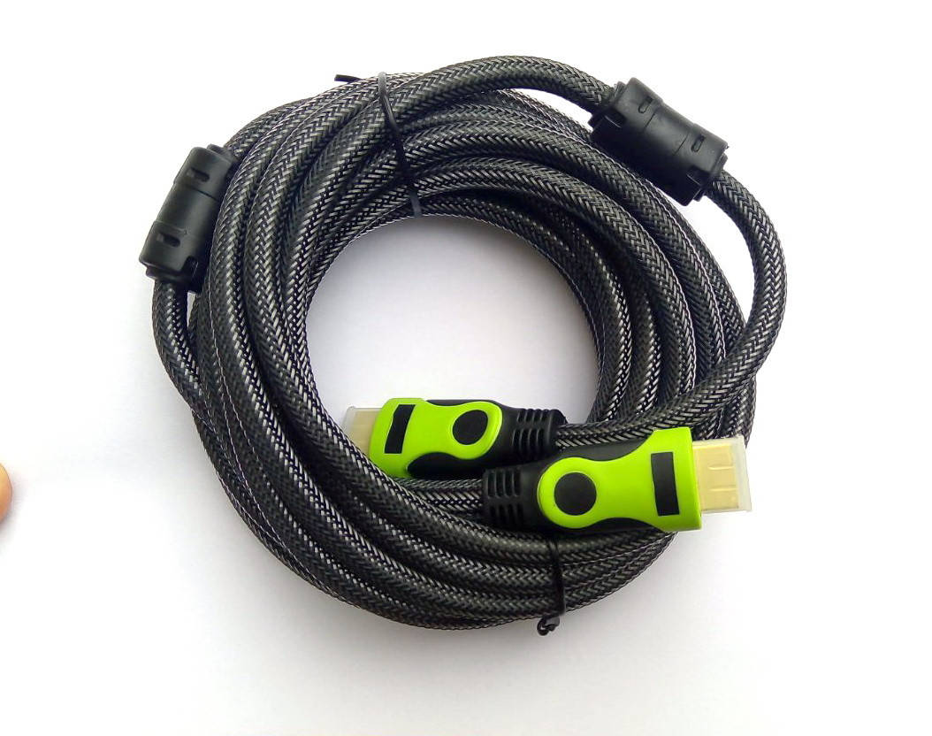 

Кабель HDMI - HDMI 5 м усиленный в обмотке с фильтрами, Зелёный