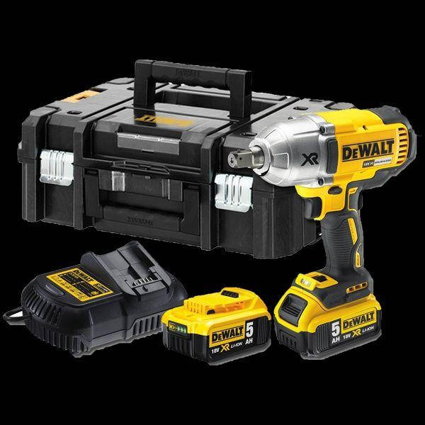 

Профессиональный трехскоростной гайковерт ударный DeWalt DCF899P2