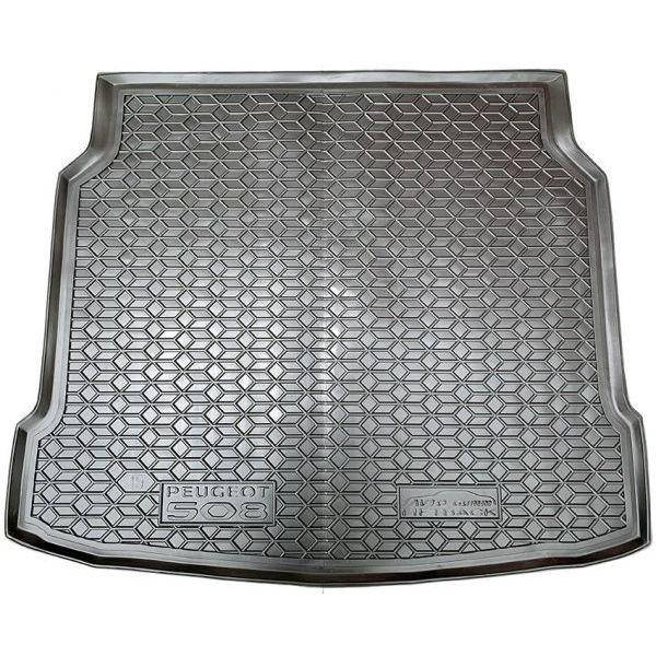 

Мягкий полиуретановый коврик в багажник Peugeot 508 / Пежо 508 2020+, Черный
