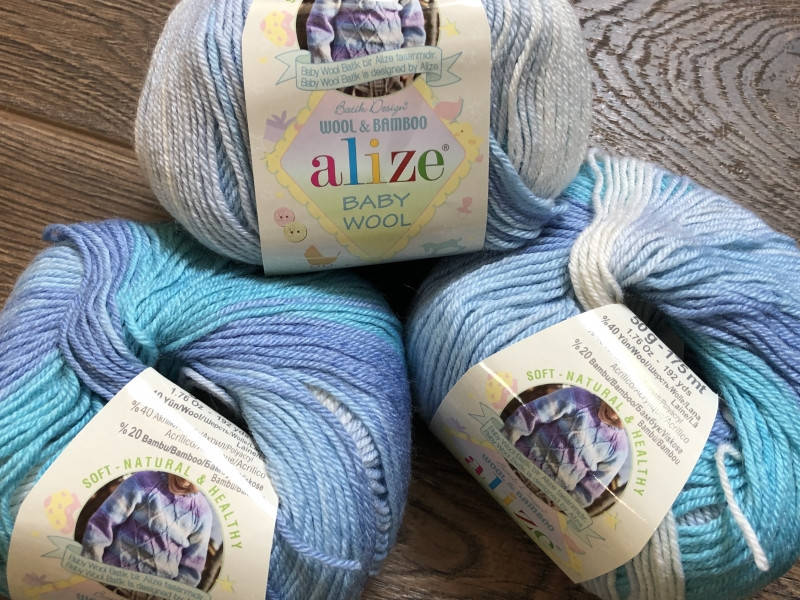 

Пряжа Baby wool batik Alize-3564