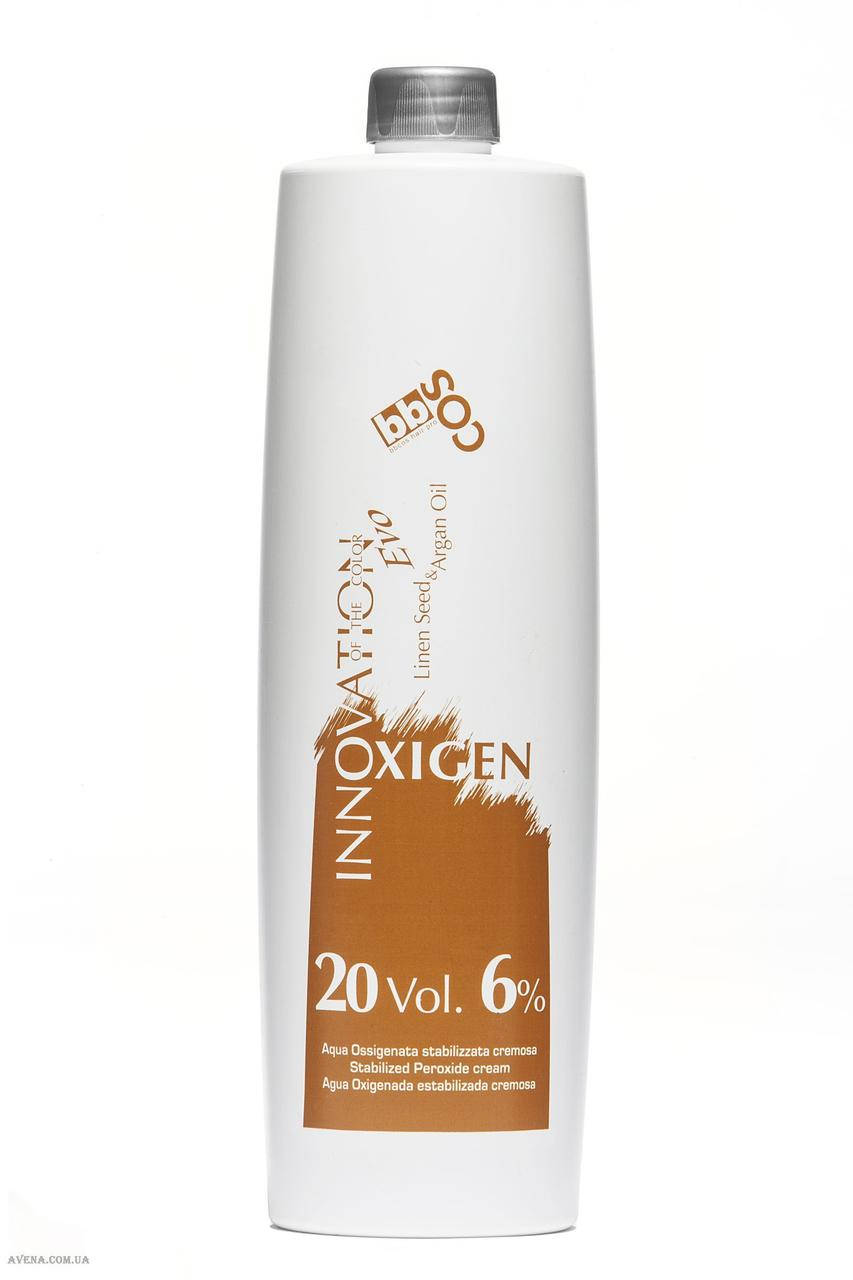 

Окислитель кремообразный 6% BBcos InnovationEvo Oxigen Cream 20 Vol, 1000 мл