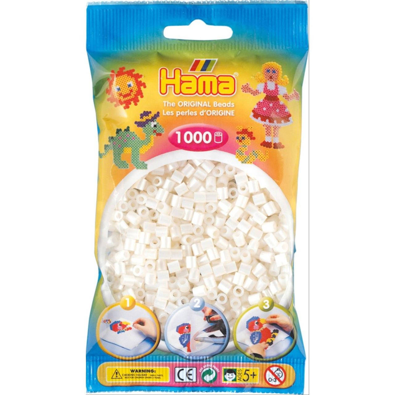 

Термомозаика Hama Набор бусин под жемчуг 1000 шт midi (207-64)