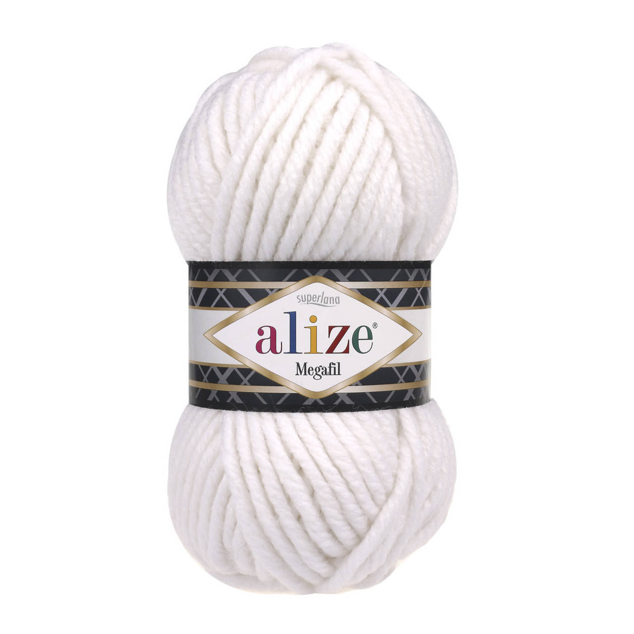 

Alize Superlana Megafil белый №55