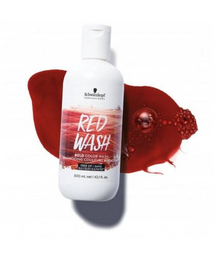 

Шaмпyнь пігментований Schwarzkopf Bold Color Wash Red червоний 300 мл