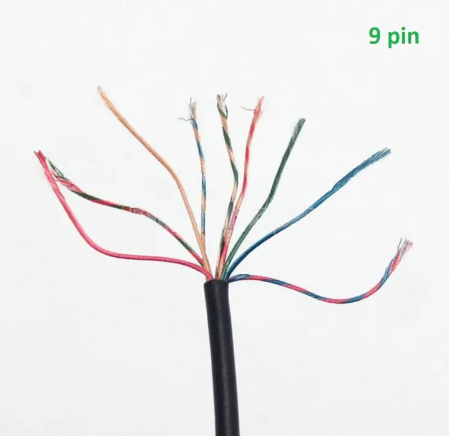

Аудио кабель провод 9 pin жил для ремонта оголовья Bluetooth наушников
