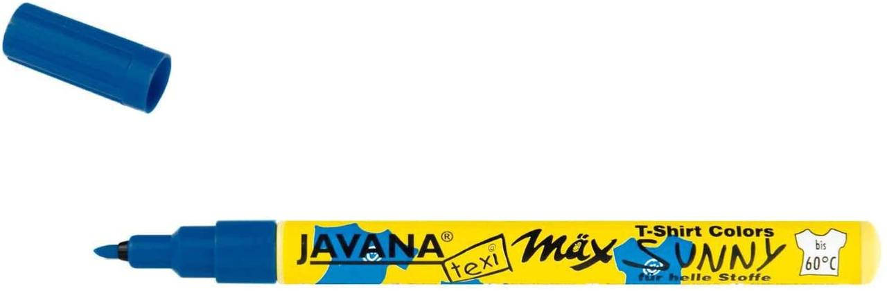 

Маркер для светлой ткани с тонким наконечником (1-2мм) Javana Sunny(стирка 60*С) СИНИЙ