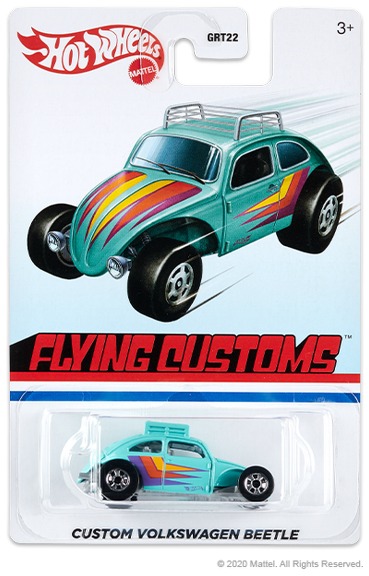

Машинка Hot Wheels - Custom Volkswagen Beetle - 2021 Flying Customs - Target Exclusive. Mattel. Оригинал