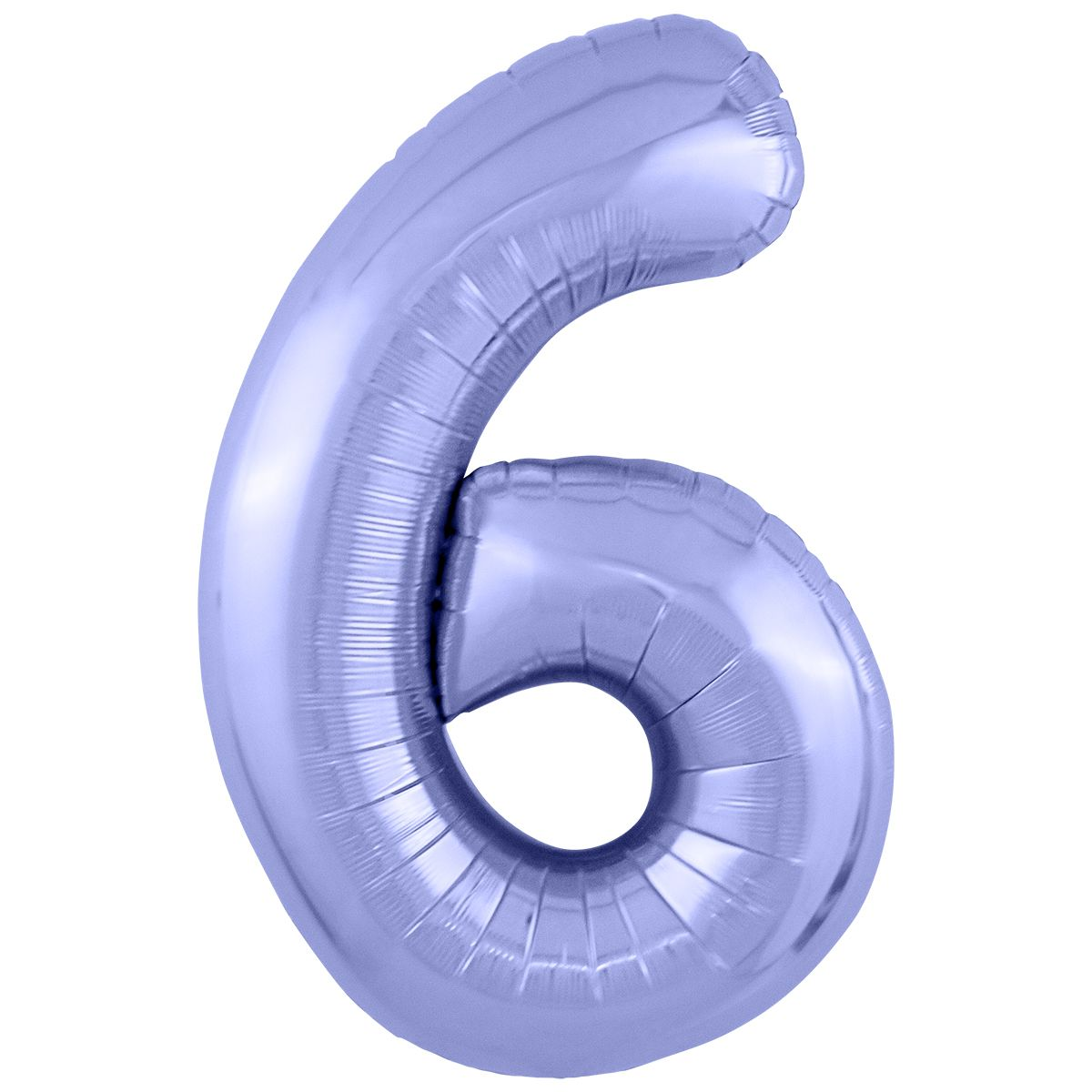 

Фольгированная цифра (102 см) Slim 6 сиреневый
