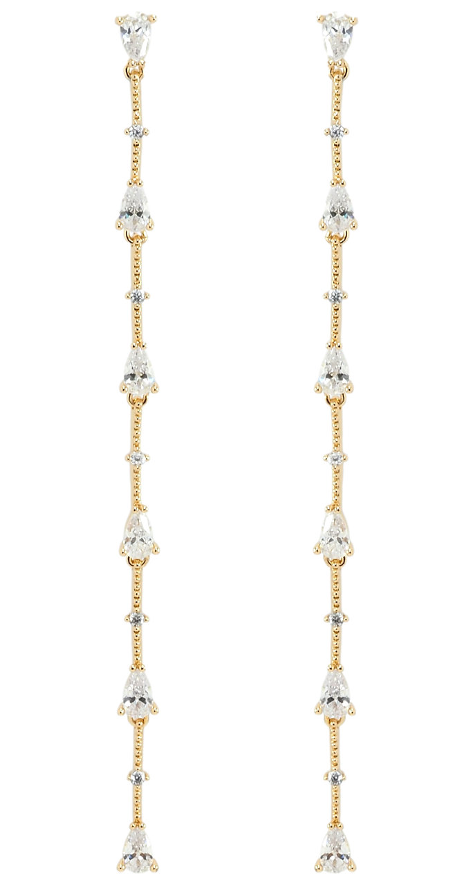 

Серьги Xuping Позолота 18K гвоздики (пусеты) "Подвески из фианитов"