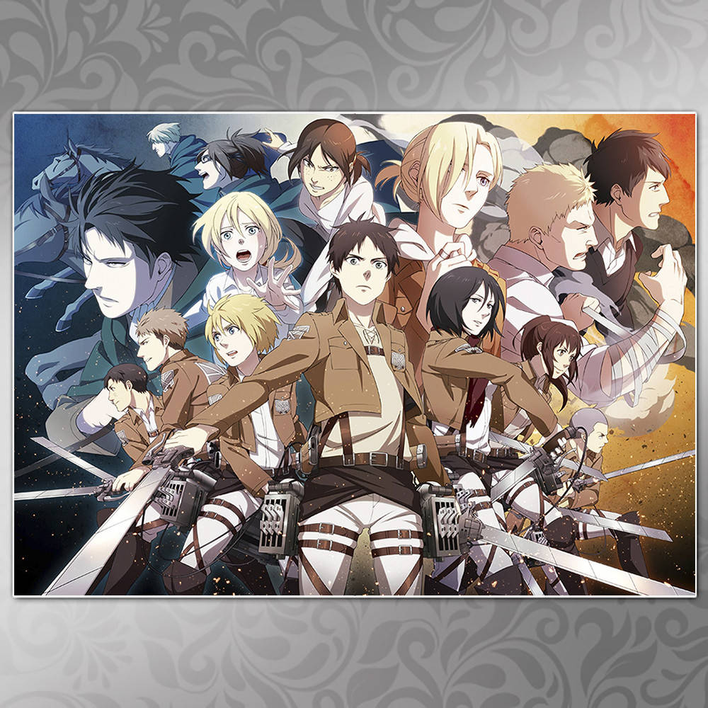 

Плакат Аниме Attack on Titan 035