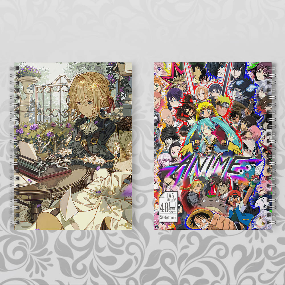 

Скетчбук Аниме Violet Evergarden 005