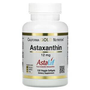 

Астаксантин, Astaxanthin California Gold Nutrition 12 мг, 120 таблеток