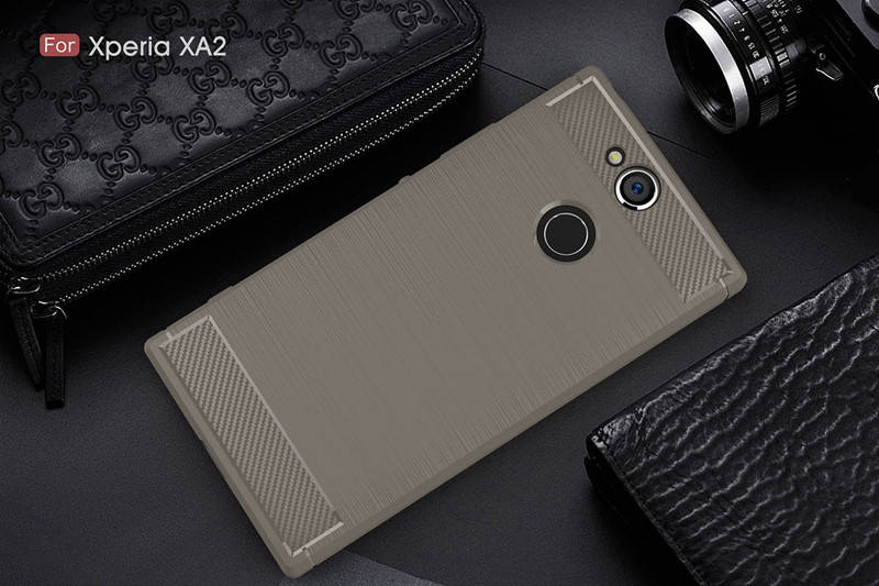 

TPU чехол накладка Urban для Sony Xperia XA2(4 цвета) серый
