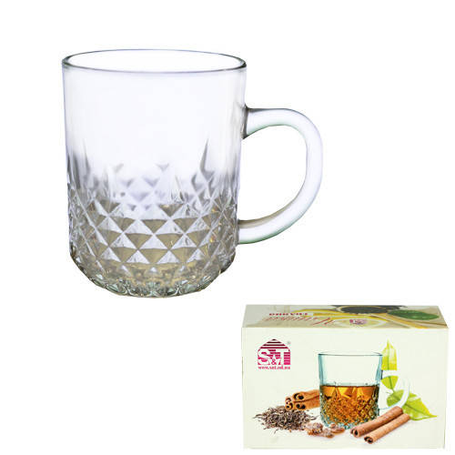 

Чашка стеклянная SNT 9304-4 260 мл, Прозрачный