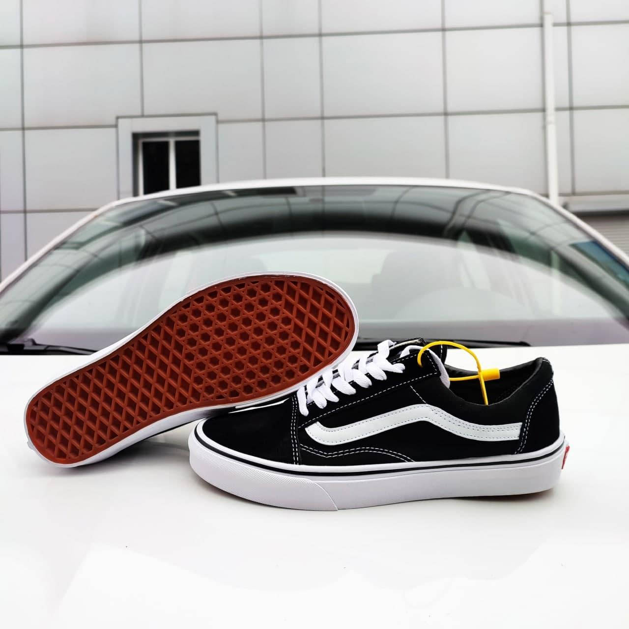

Женские кеды Vans Old Skool Ванс Олд Скул черно белые весна/осень 39, Черно-белый