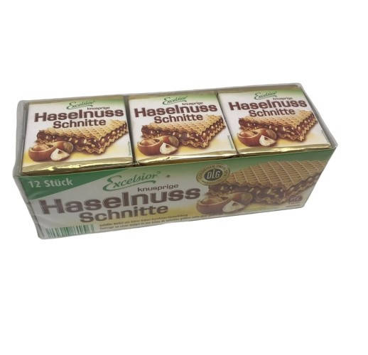 

EXCELSIOR - Вафли с орехово-шоколадной начинкой (12 шт) 250 г