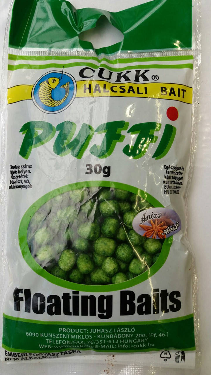

Насадка тесто воздушное Cukk Puffi Анис Midi 6-10 мм 30g ОРИГИНАЛ