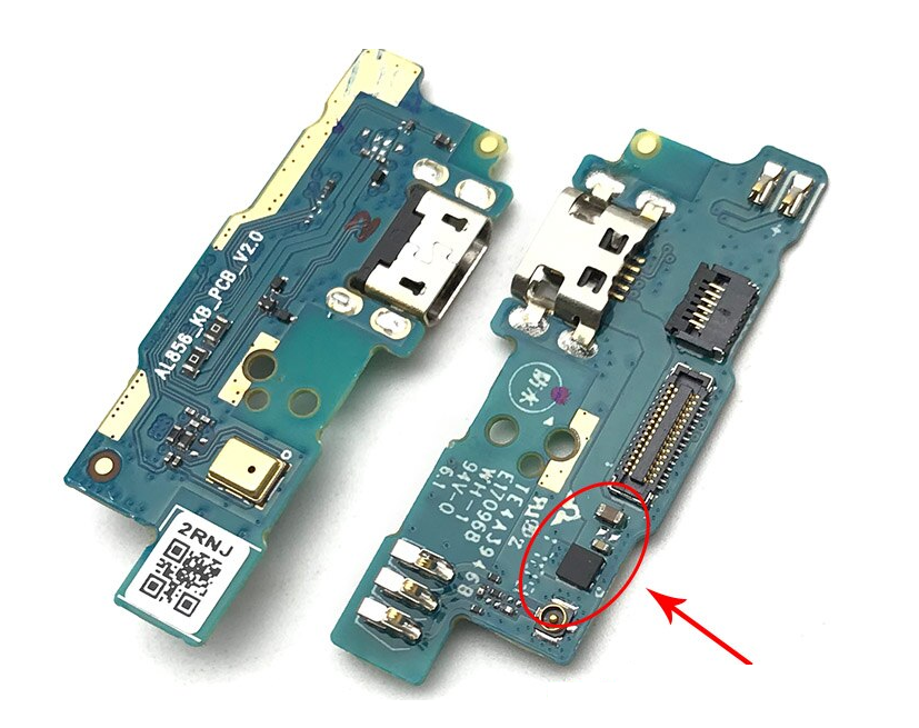 

Плата зарядки для Meizu M5c с разъемом зарядки и компонентами, Original PRC