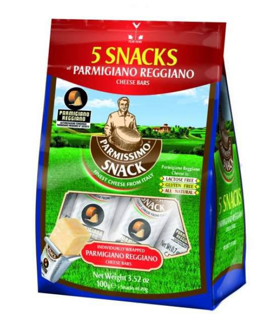 

Parmigiano reggiano Parmareggio snack 5 снеков 100гр